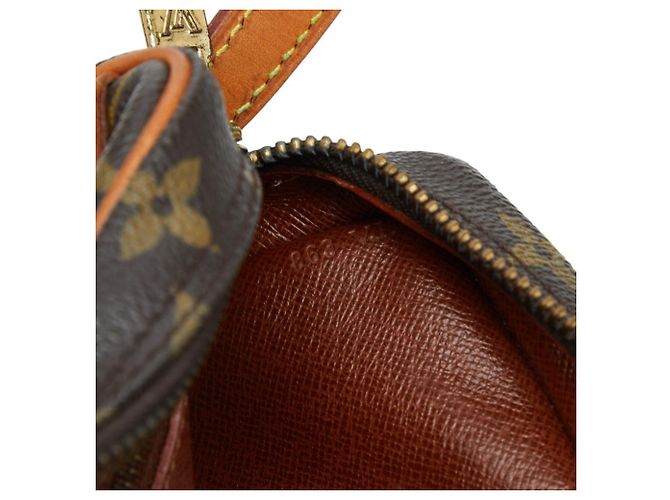 Borsa a tracolla Louis Vuitton Monogram Jeune Fille MM Marrone - vista 6