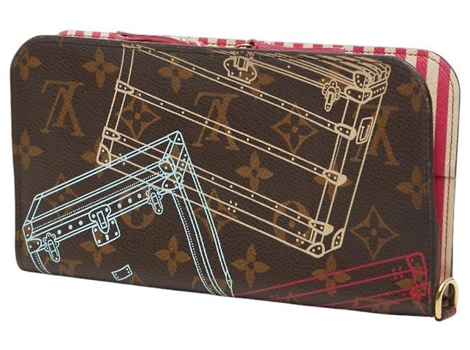 Louis Vuitton Monogram Portefeuille Insolite Long Wallet Marrone Multicolore - vista 2