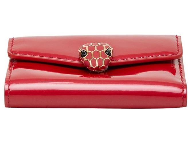 Bulgari Cartera Bvlgari Serpenti Tri-fold Rosa Roja - vista 3