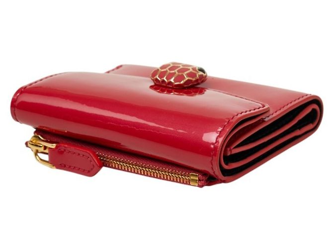 Bulgari Cartera Bvlgari Serpenti Tri-fold Rosa Roja - vista 5