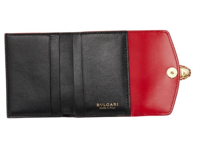 Bulgari Cartera Bvlgari Serpenti Tri-fold Rosa Roja - vista 6