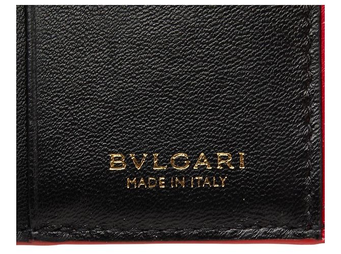 Bulgari Cartera Bvlgari Serpenti Tri-fold Rosa Roja - vista 8