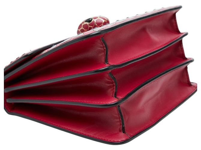 Bulgari Borsa BVLGARI Serpenti Forever Studded Rosa - vista 5