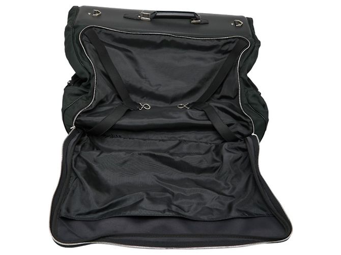 Louis Vuitton Taiga Garment Case Boston Bag Nero Verde - vista 10