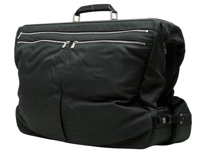 Louis Vuitton Taiga Garment Case Boston Bag Nero Verde - vista 2