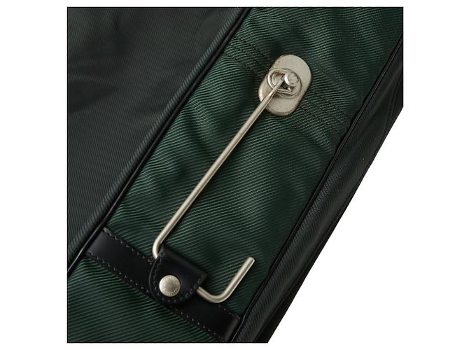 Louis Vuitton Taiga Garment Case Boston Bag Nero Verde - vista 8