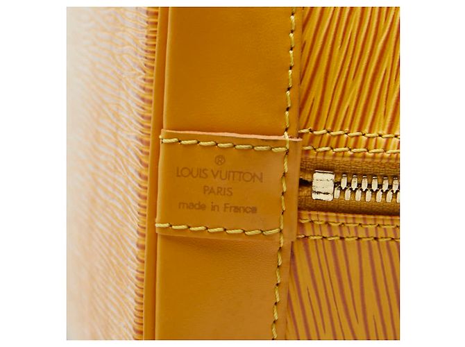 Borsa Louis Vuitton Epi Alma Giallo - vista 12