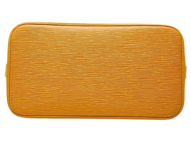 Borsa Louis Vuitton Epi Alma Giallo - vista 3
