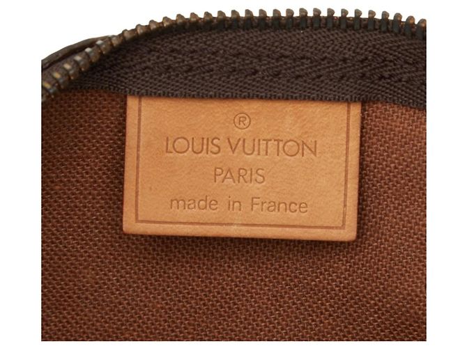 Borsa a mano Louis Vuitton Monogram Mini Speedy Marrone - vista 10