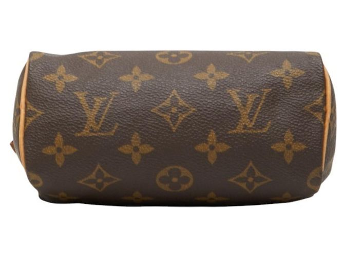 Borsa a mano Louis Vuitton Monogram Mini Speedy Marrone - vista 3