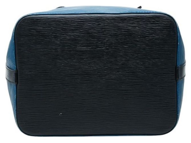 Noe Borsa a tracolla Louis Vuitton Epi Petit Noé Nero Blu - vista 3