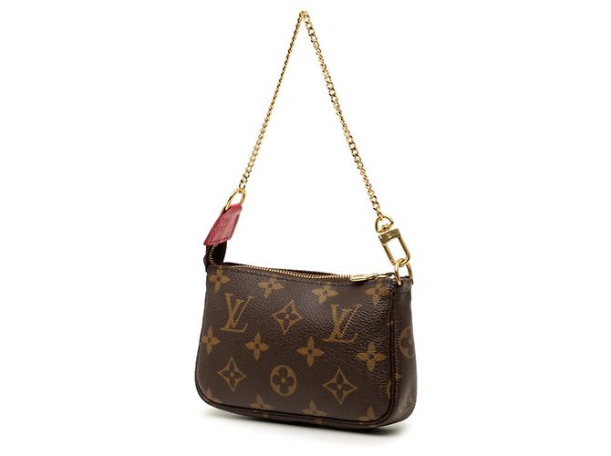 Louis Vuitton Monogram Vivienne Mini Pochette Accessoires Marrone - vista 2