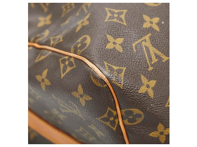 Borsa Louis Vuitton Monogram Keepall 55 Bandoulière Marrone - vista 5
