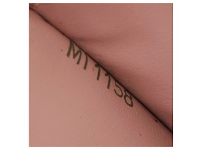 Louis Vuitton Damier Portefeuille Croisette Long Wallet Chain Shoulder Marrone Rosa - vista 15
