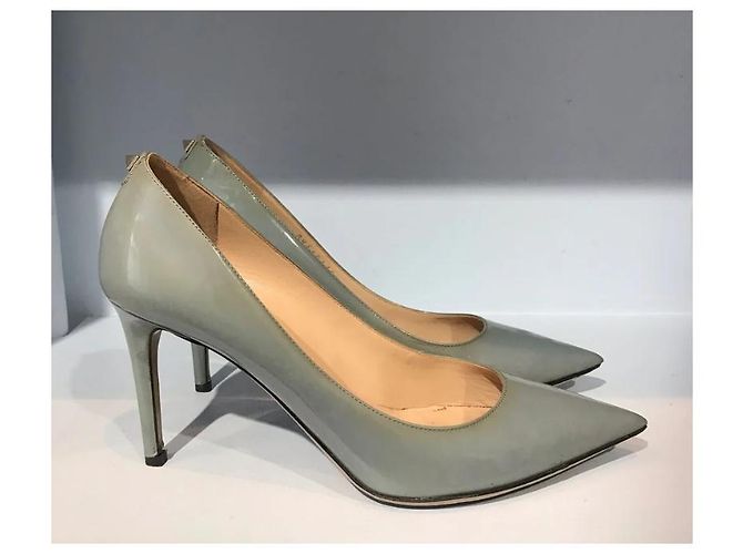 Valentino Lackleder-Pumps Blaugrau - Ansicht 2