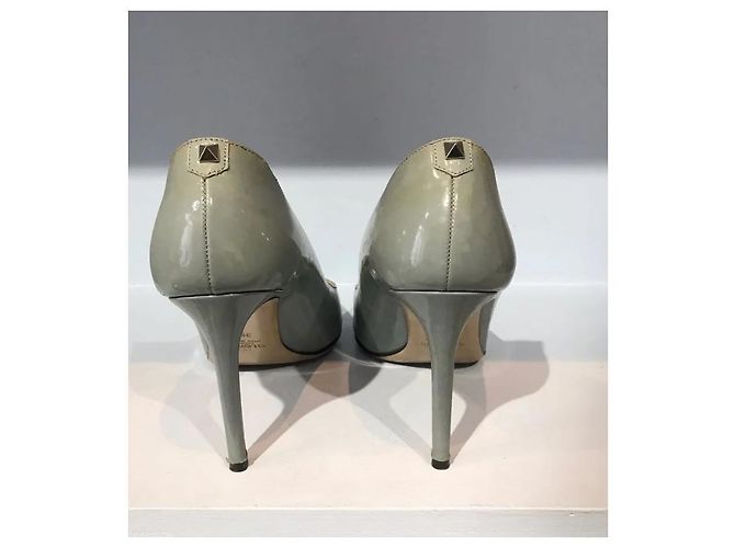 Valentino Lackleder-Pumps Blaugrau - Ansicht 3