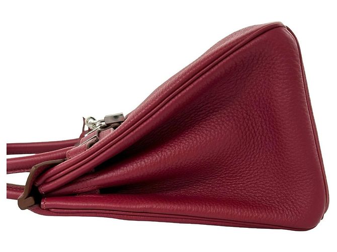 Hermès Borsa HERMES Birkin 30 in pelle Togo Mini Tote Bag Rosso - vista 5