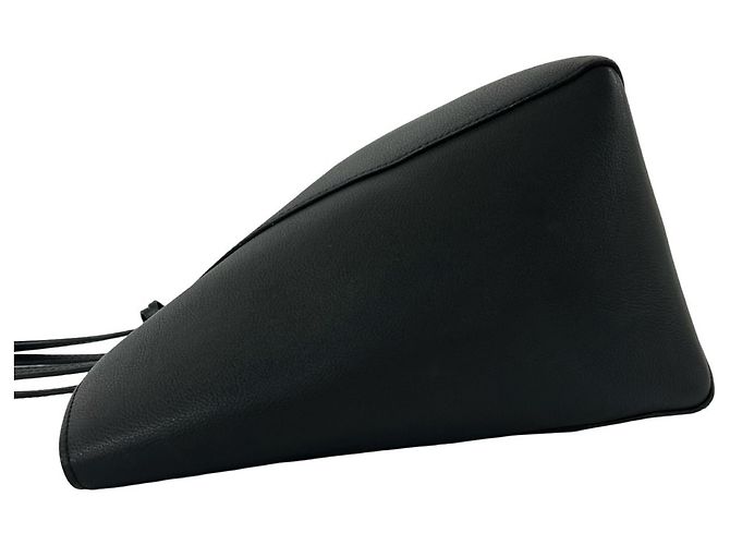 Louis Vuitton Lockme Cabas Leder Tote Bag mit Drehverschluss Schwarz - Ansicht 5