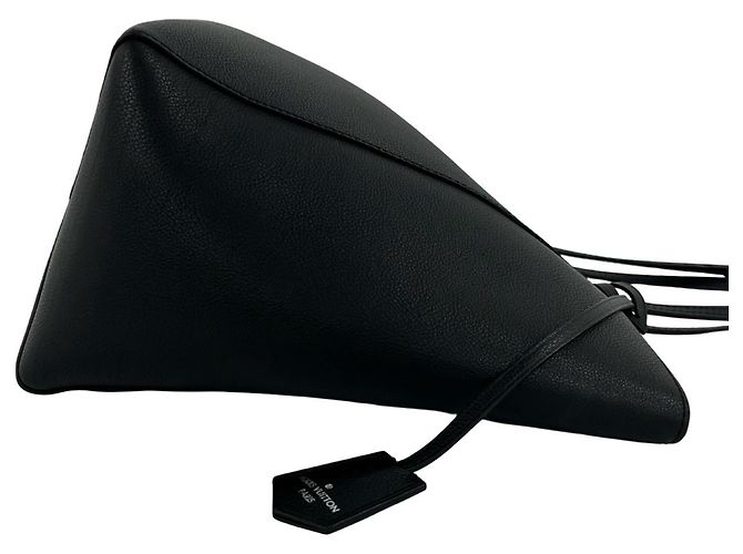 Louis Vuitton Lockme Cabas Leder Tote Bag mit Drehverschluss Schwarz - Ansicht 6