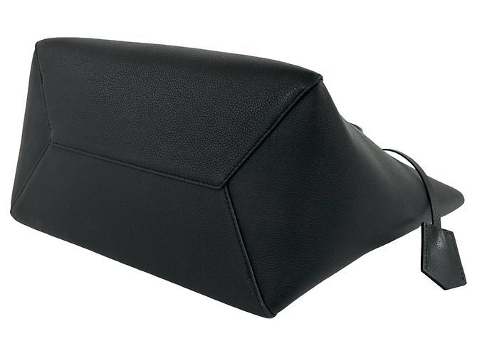 Louis Vuitton Lockme Cabas Leder Tote Bag mit Drehverschluss Schwarz - Ansicht 8
