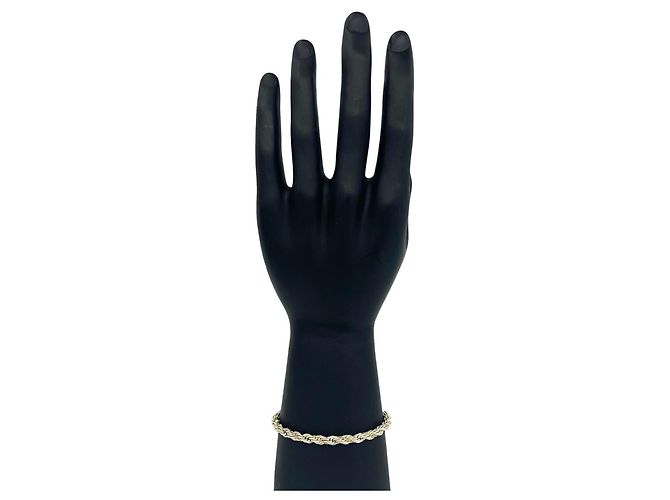 Tiffany & Co Bracciale Tiffany Vintage Twist Rope Argento D'oro - vista 2