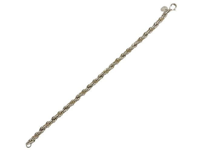 Tiffany & Co Bracciale Tiffany Vintage Twist Rope Argento D'oro - vista 5