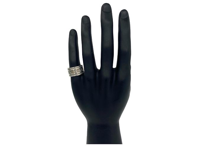 Tiffany & Co Anello Largo Tiffany Vintage Atlas Argento - vista 2