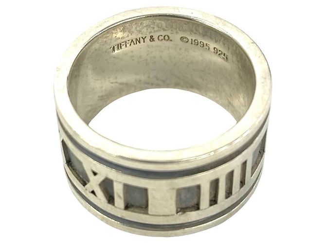 Tiffany & Co Anello Largo Tiffany Vintage Atlas Argento - vista 3