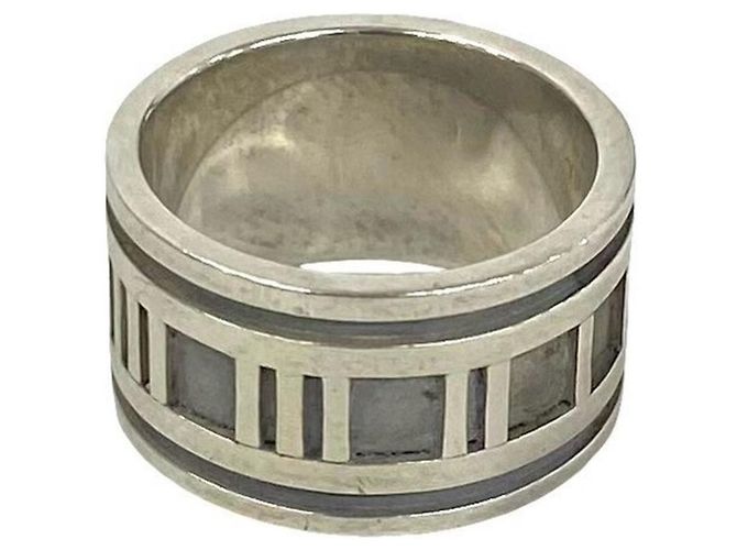Tiffany & Co Anello Largo Tiffany Vintage Atlas Argento - vista 4