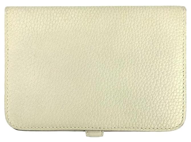 Hermès Cartera bi-fold Hermes Dogon Compact Blanco - vista 2