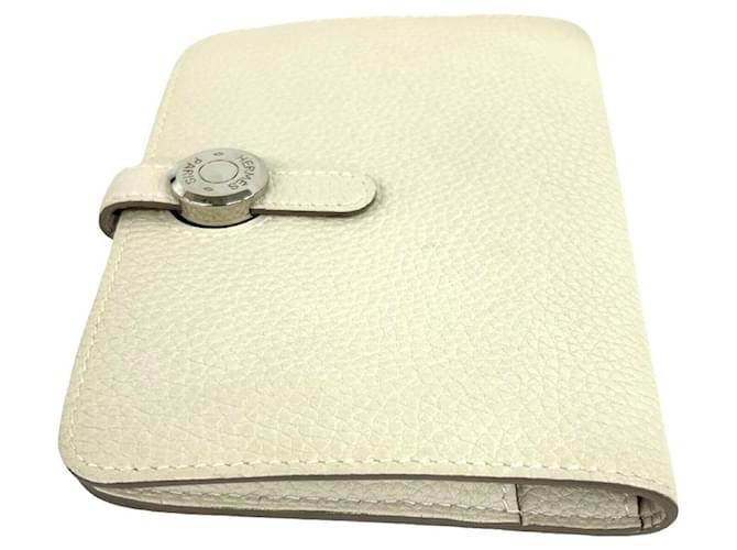 Hermès Cartera bi-fold Hermes Dogon Compact Blanco - vista 4