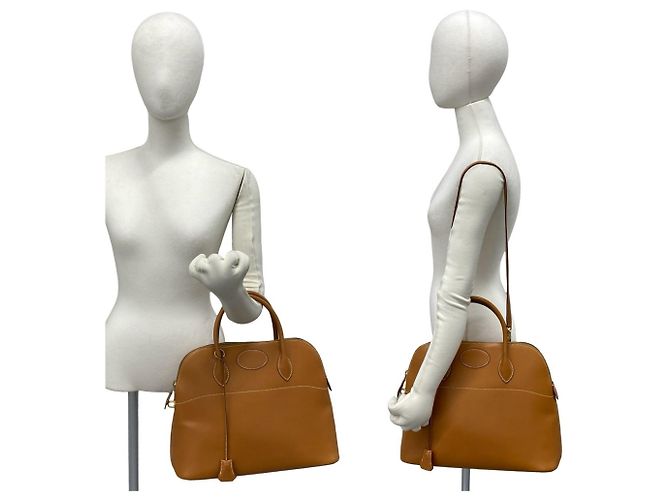 Hermès Hermes Bolide 35 Veau Gulliver Borsa a tracolla 2-way Marrone - vista 2