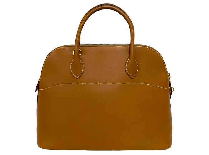 Hermès Hermes Bolide 35 Veau Gulliver Borsa a tracolla 2-way Marrone - vista 3