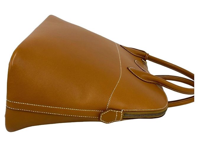 Hermès Hermes Bolide 35 Veau Gulliver Borsa a tracolla 2-way Marrone - vista 6