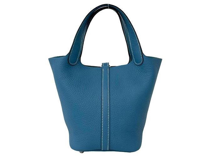 Hermès HERMES Picotin Lock PM Handtasche Blau - Ansicht 3