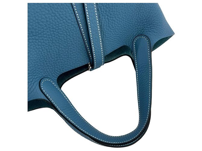 Hermès HERMES Picotin Lock PM Handtasche Blau - Ansicht 4