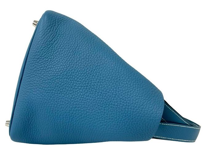 Hermès HERMES Picotin Lock PM Handtasche Blau - Ansicht 6