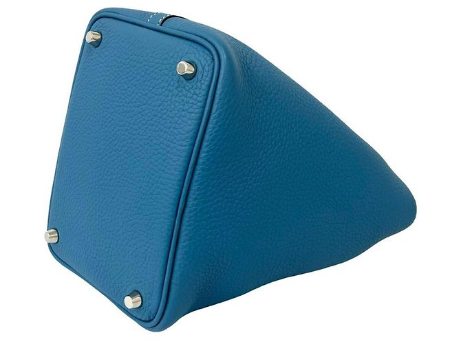 Hermès HERMES Picotin Lock PM Handtasche Blau - Ansicht 8