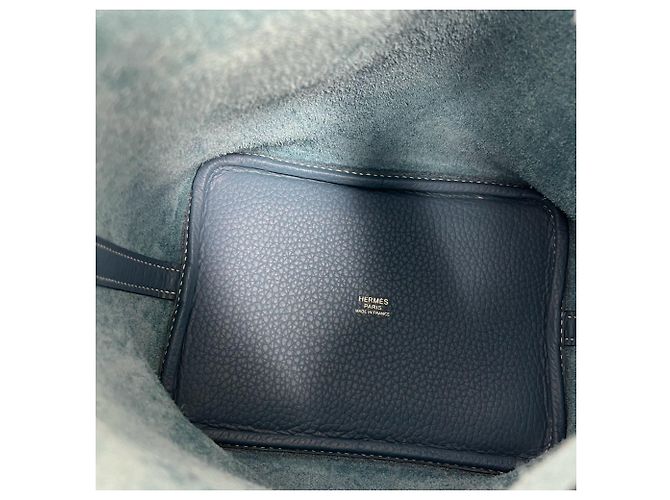 Hermès HERMES Picotin Lock PM Handtasche Blau - Ansicht 9