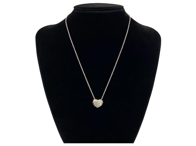 Tiffany & Co Collana Tiffany Vintage Heart & Arrow Argento - vista 2