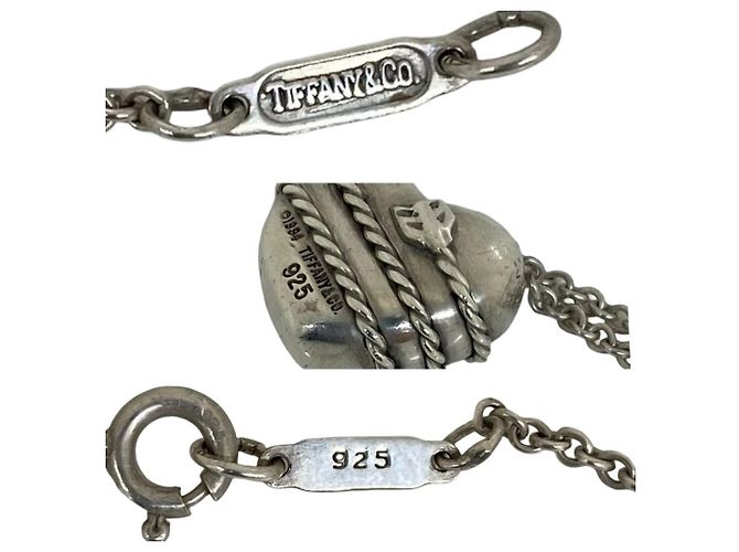 Tiffany & Co Collana Tiffany Vintage Heart & Arrow Argento - vista 3
