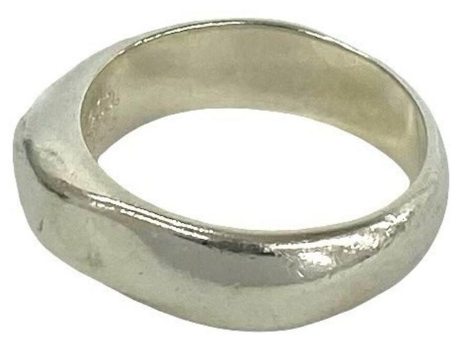 Tiffany & Co Tiffany Vintage Knife Edge Ring Silber - Ansicht 4