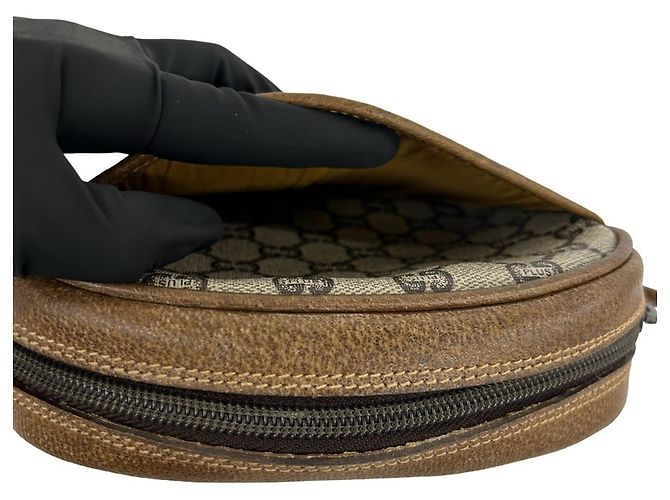 GUCCI Vintage Mini Shoulder Bag Pouch Braun - Ansicht 10