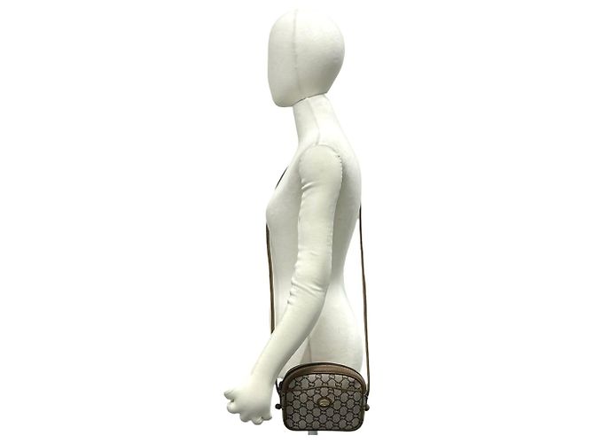 GUCCI Vintage Mini Shoulder Bag Pouch Braun - Ansicht 2