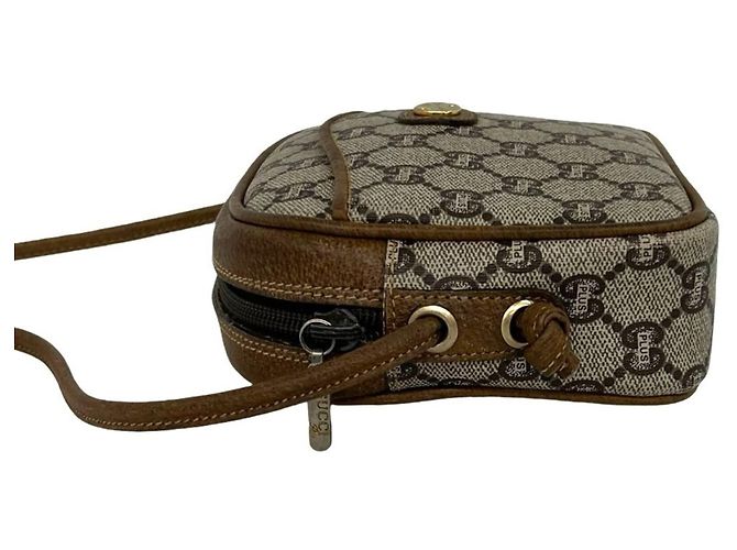 GUCCI Vintage Mini Shoulder Bag Pouch Braun - Ansicht 5