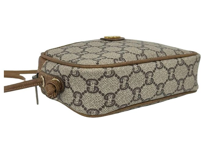 GUCCI Vintage Mini Shoulder Bag Pouch Braun - Ansicht 7