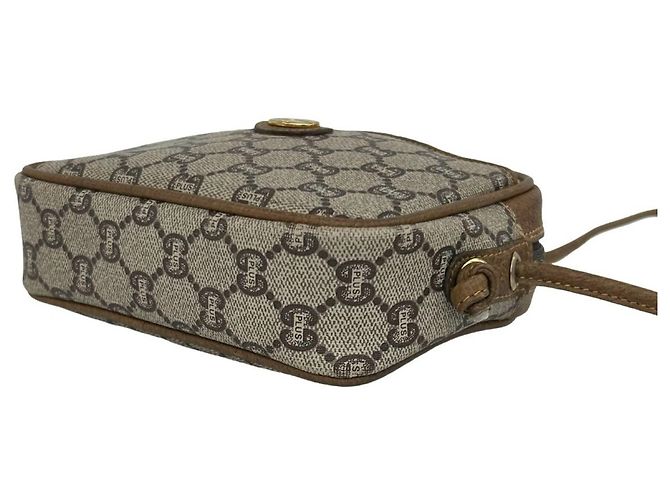 GUCCI Vintage Mini Shoulder Bag Pouch Braun - Ansicht 8
