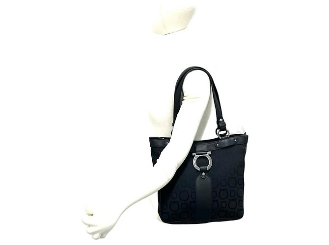 Gancini Borsa nera Salvatore Ferragamo Nero - vista 2