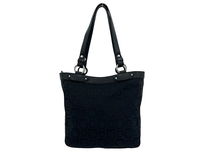 Gancini Borsa nera Salvatore Ferragamo Nero - vista 3