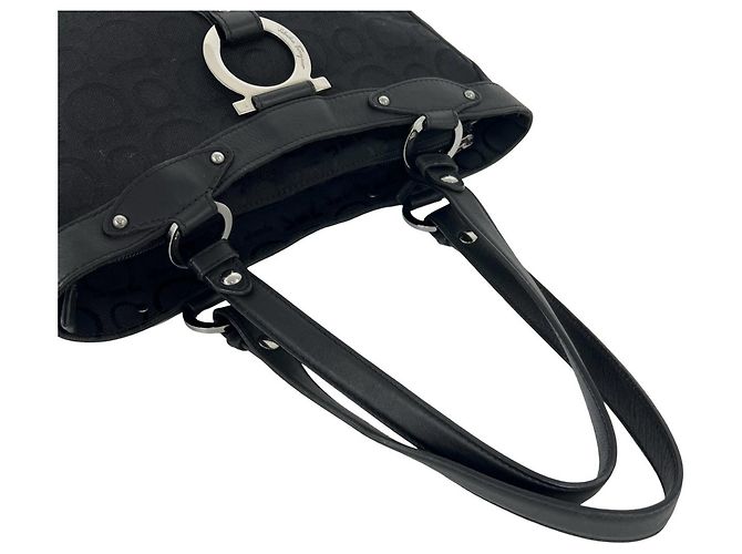 Gancini Borsa nera Salvatore Ferragamo Nero - vista 4